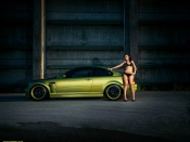 Bmw M3 and hot babe
