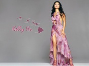 Kelly Hu sexy dress