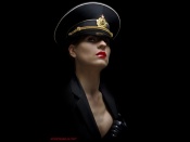 Red Army girl officer