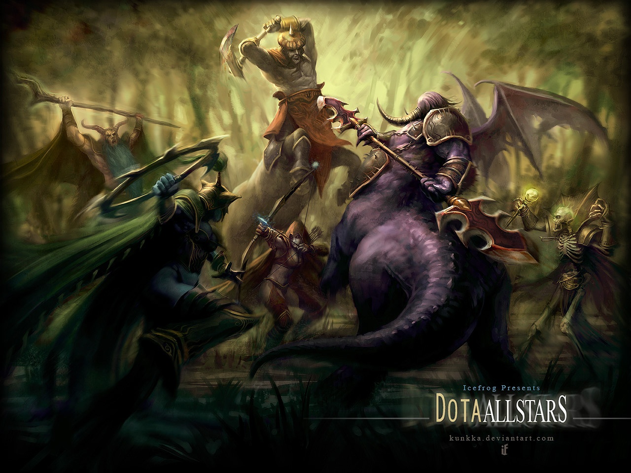 Dota Allstars wallpaper  by kunkka