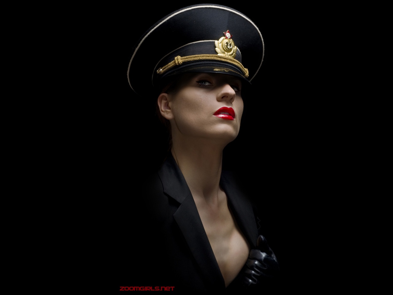 Red Army girl officer